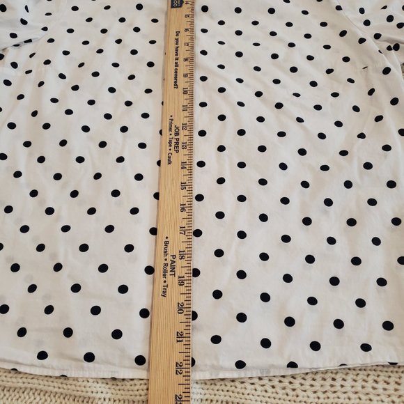 Tommy Hilfiger Polka Dot Top - Black and White - Long Sleeve - Lightweight71923 - Picture 10 of 11